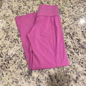 Pink athleta flare leggings